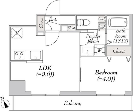 ルミーク根岸の物件間取画像